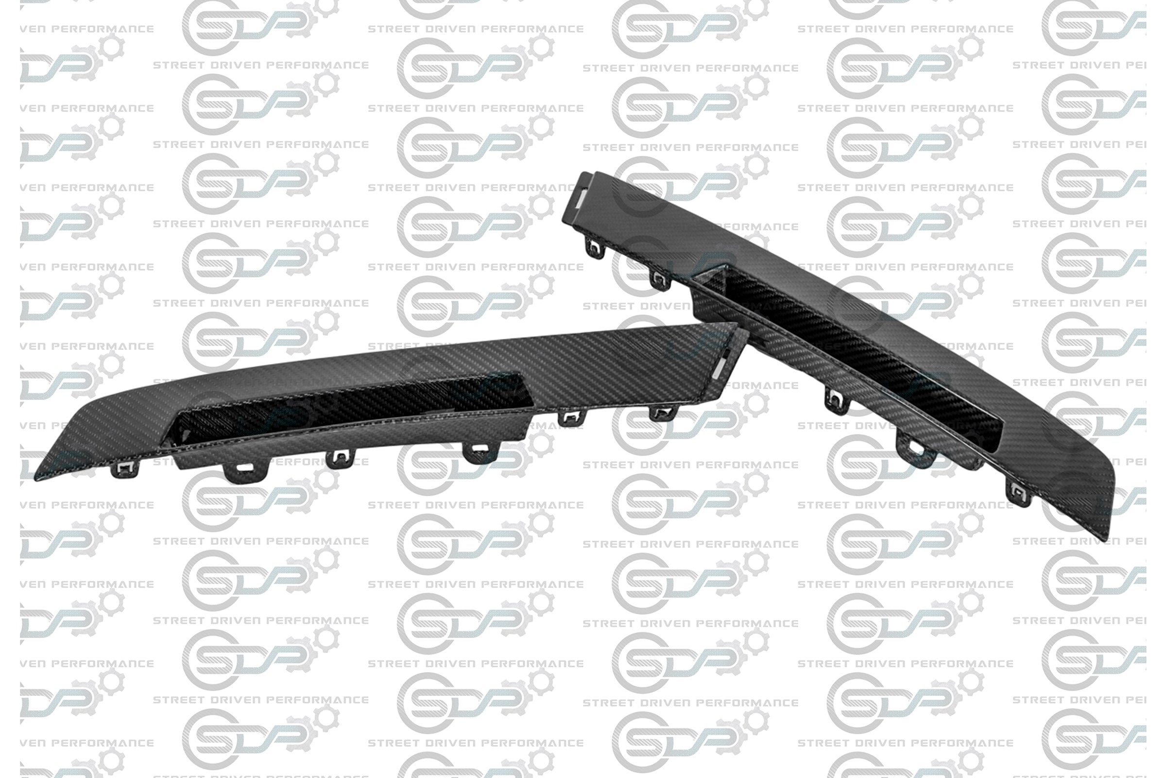 2009-2015 CTS-V V2 Coupe - Carbon Fiber Rear Bumper Inserts / Reflector Housings